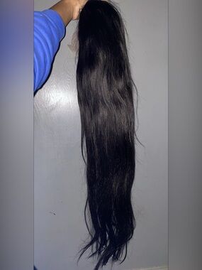 32” Straight Frontal Wig – 200% Density – 13x6 Lace